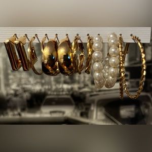 Gold Fashion Hoop Earrings!